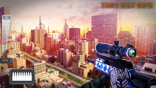 Gameplay screenshot 4 from Sniper 3D：Gun Shooting Games - Action game